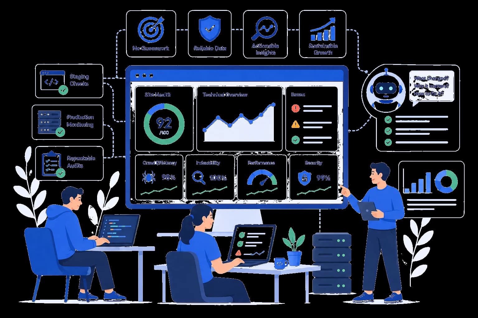Vision for reliable technical SEO and trust