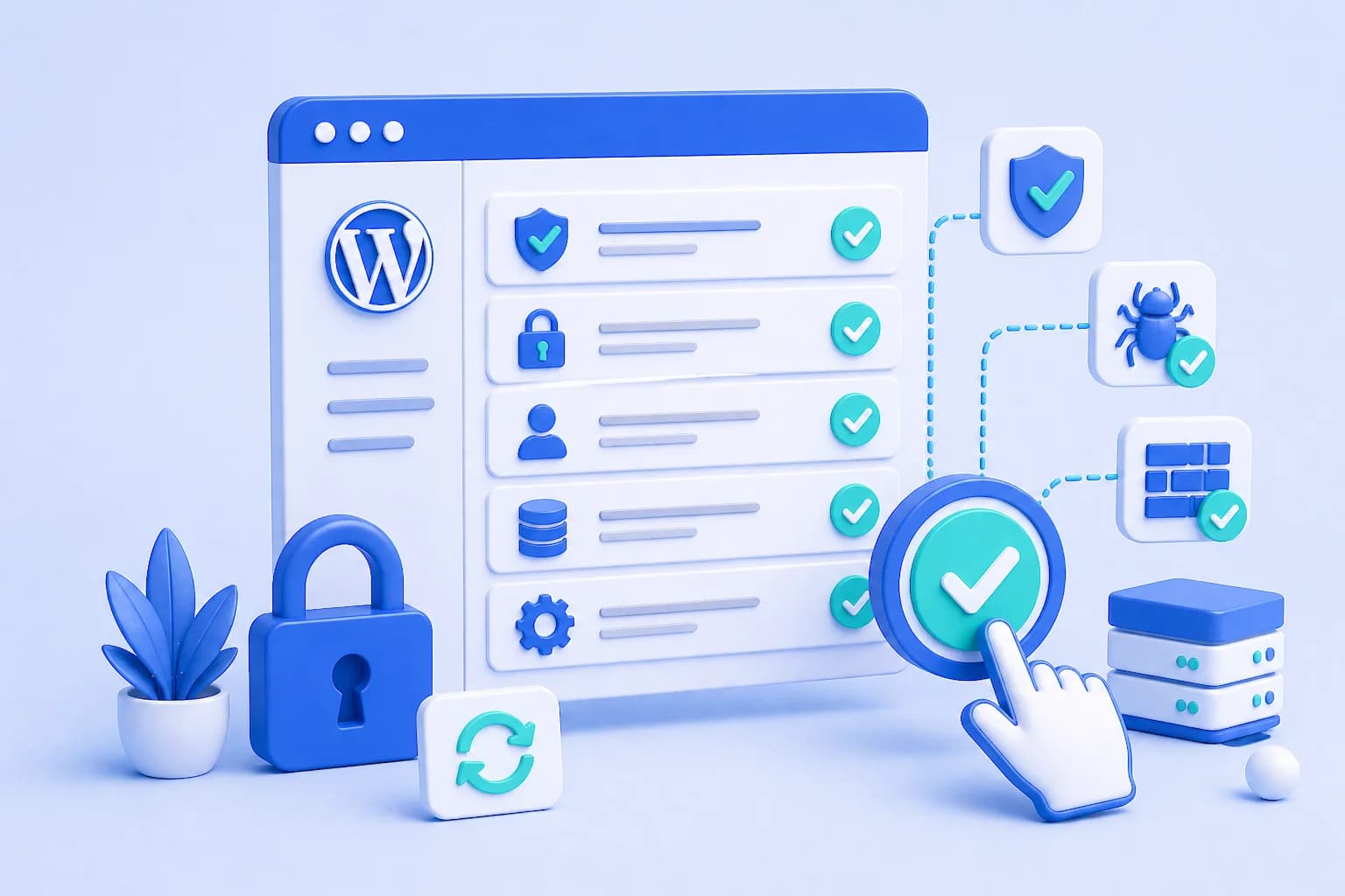 One-Click Security Fixes for WordPress Sites