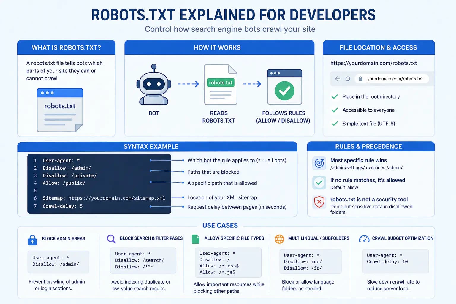 Robots.txt Explained for Developers (With Use Cases)